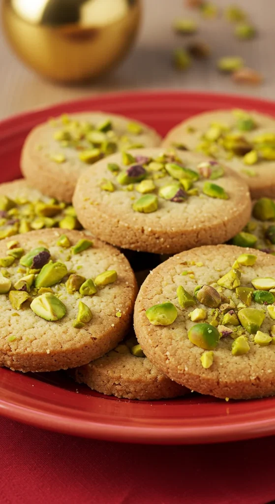Pistachio Shortbread