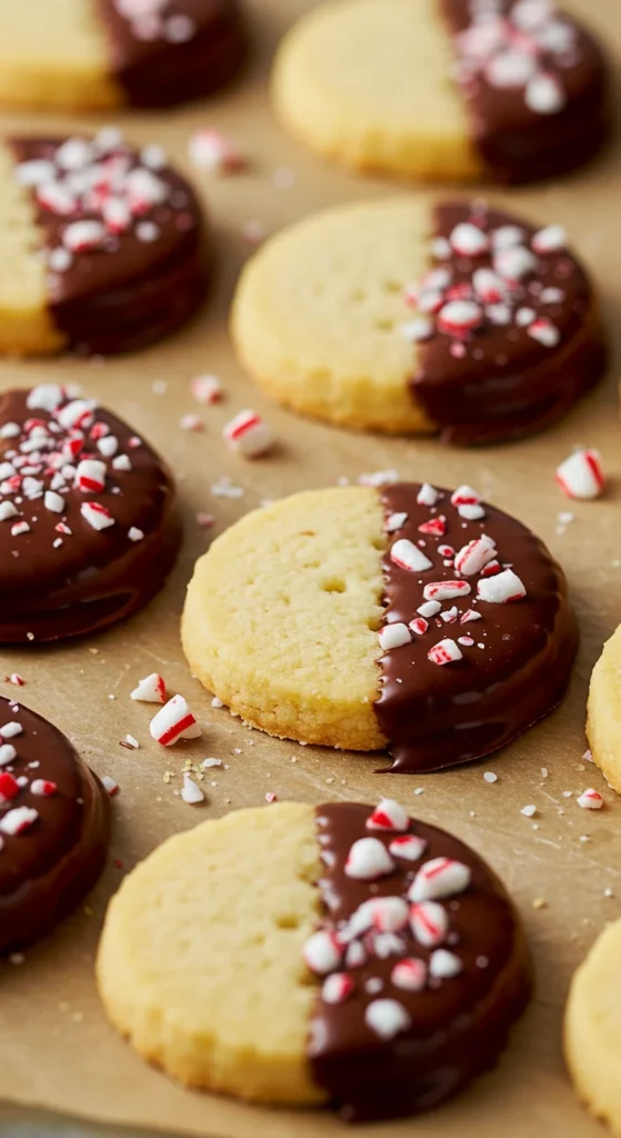 Chocolate-Dipped Shortbread