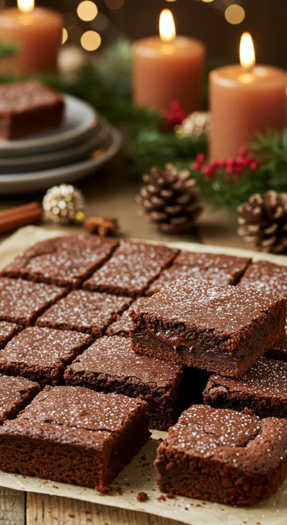 Gingerbread Brownies