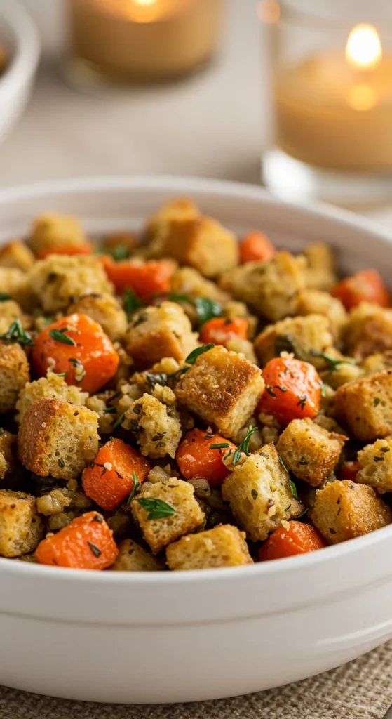 Maple-Glazed Carrot Stuffing