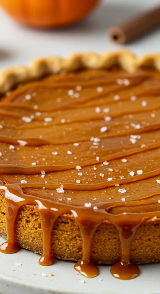 Pumpkin Caramel Pie
