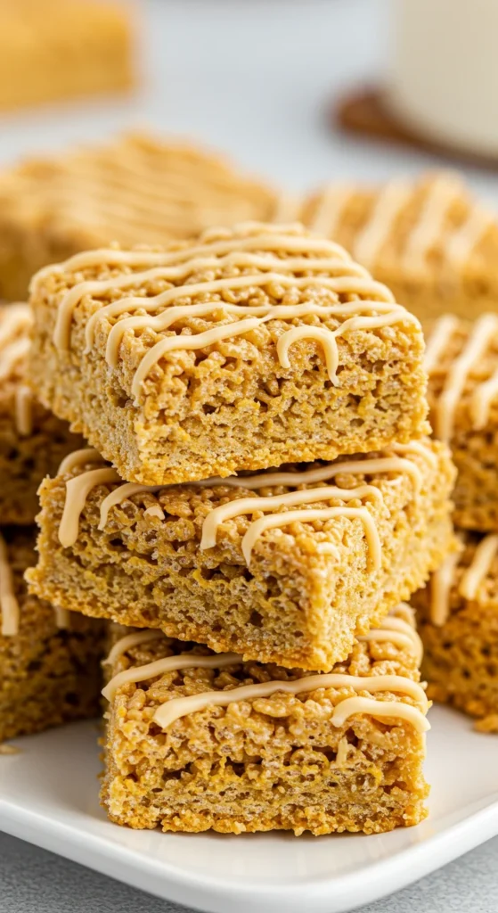 Gingerbread Rice Krispie Treats