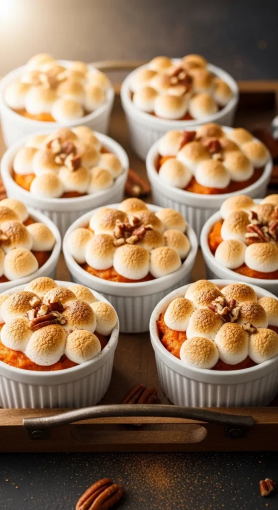 Sweet Potato Casserole Cups