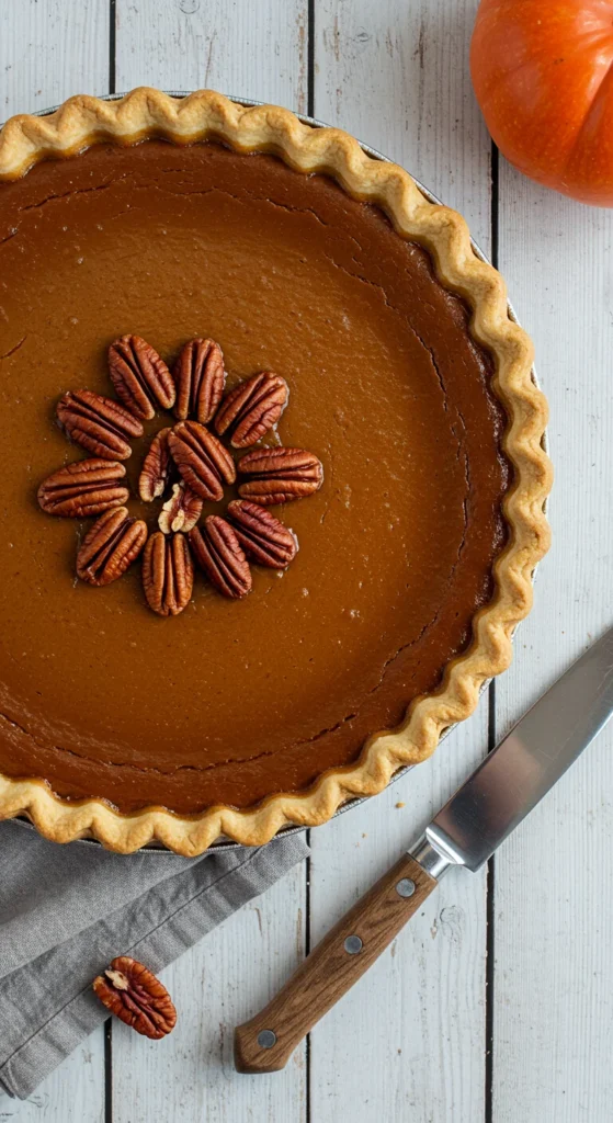 Pumpkin Pecan Pie