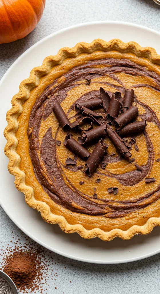 Chocolate Pumpkin Pie