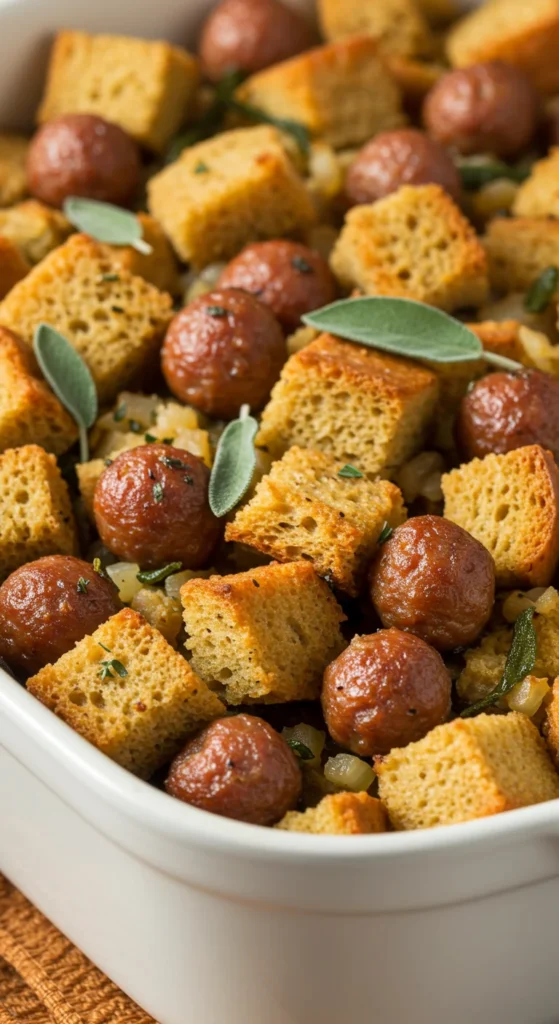 Sausage & Sage Bread Stuffing