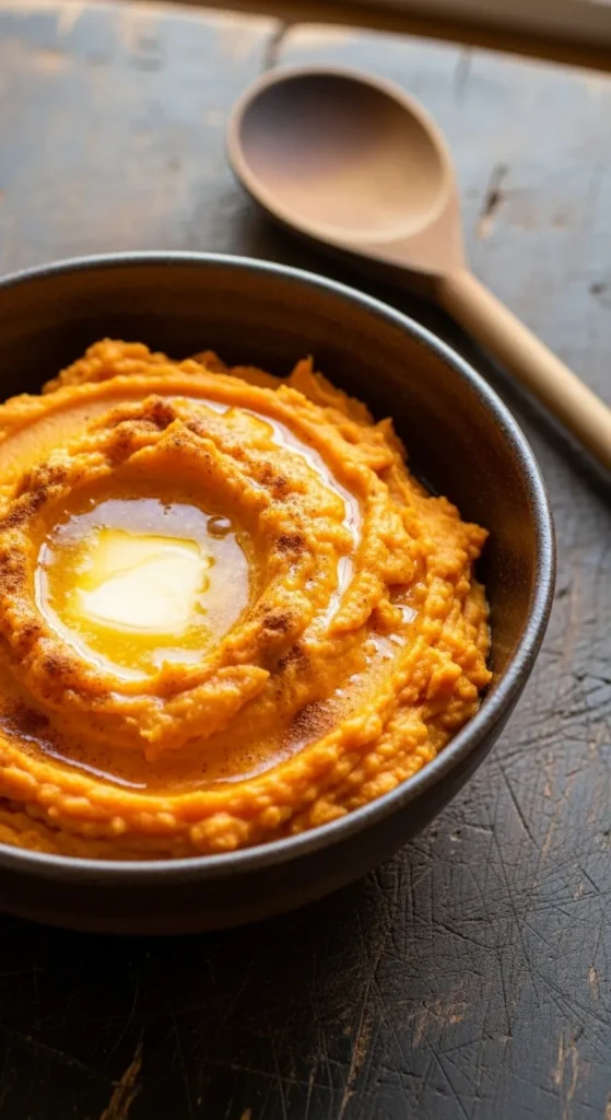 Mashed Sweet Potatoes with Cinnamon