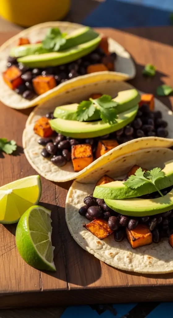 Sweet Potato and Black Bean Tacos