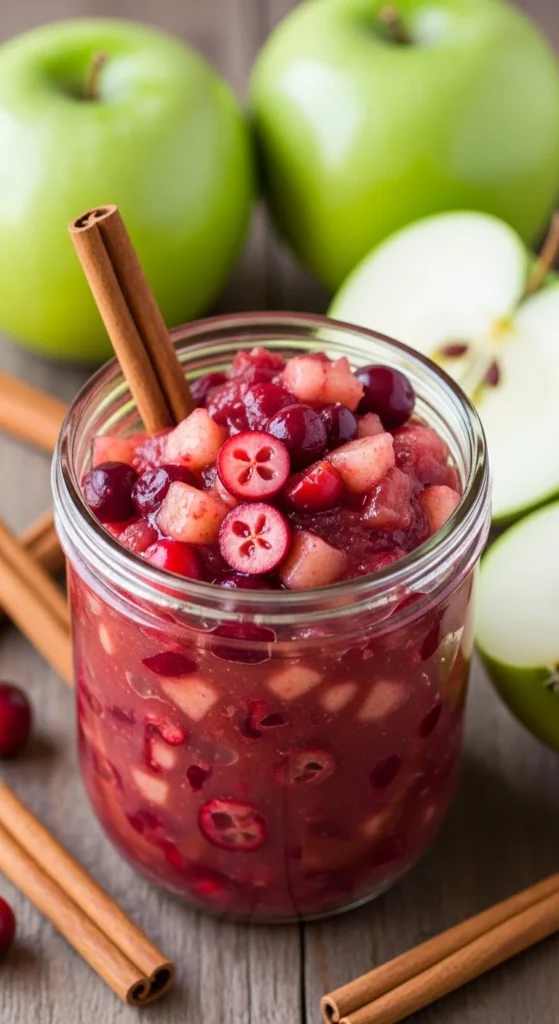 Apple Cranberry Chutney