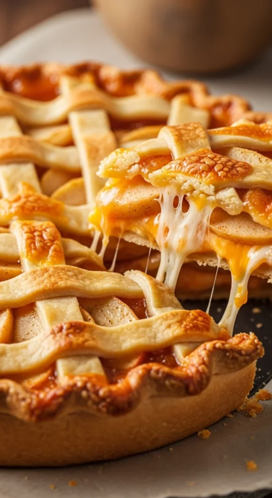 Apple Pie with Cheddar Crust