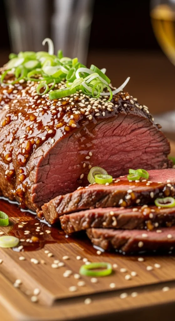 Asian-Inspired Soy and Ginger Roast Beef