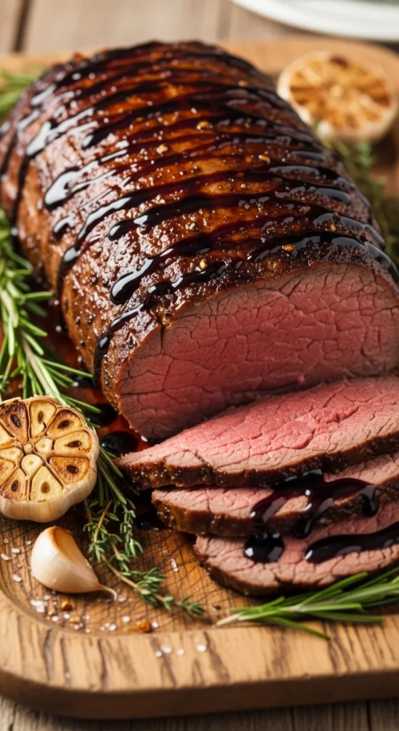 Balsamic Glazed Roast Beef