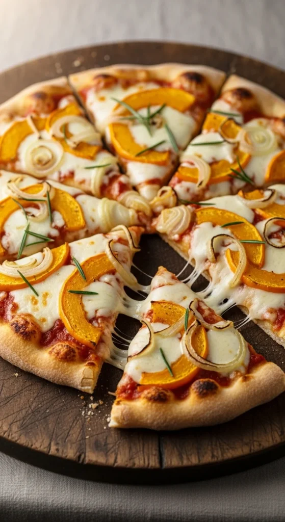 Butternut Squash Pizza with Caramelized Onions