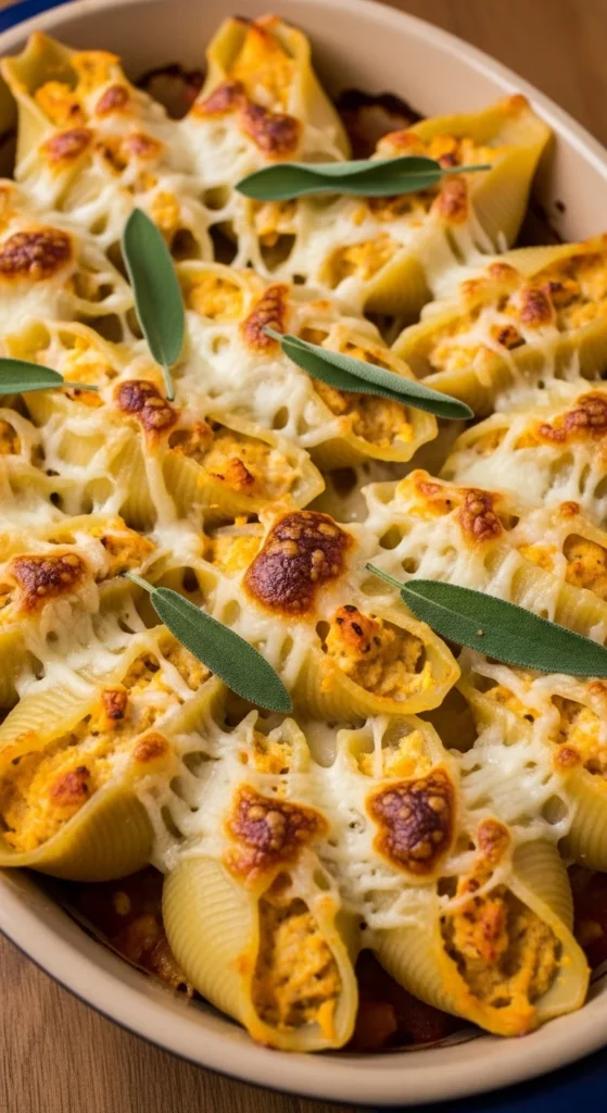 Butternut Squash Stuffed Shells