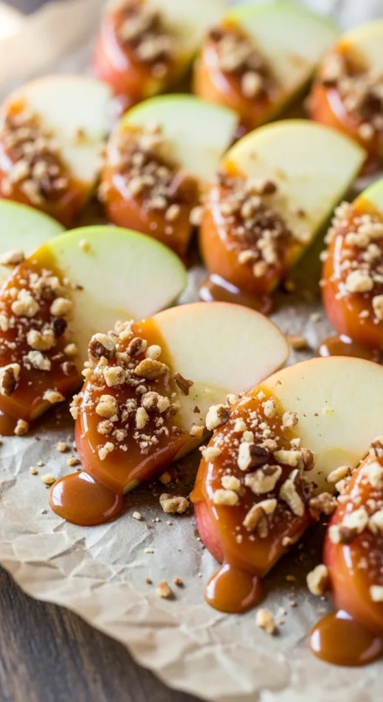Caramel Apple Slices