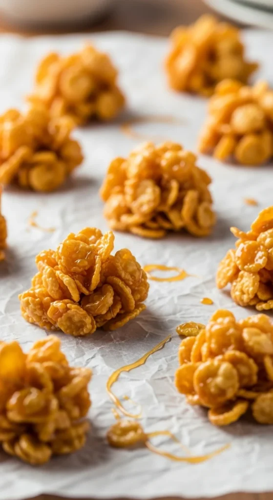 Caramel Cornflake Clusters