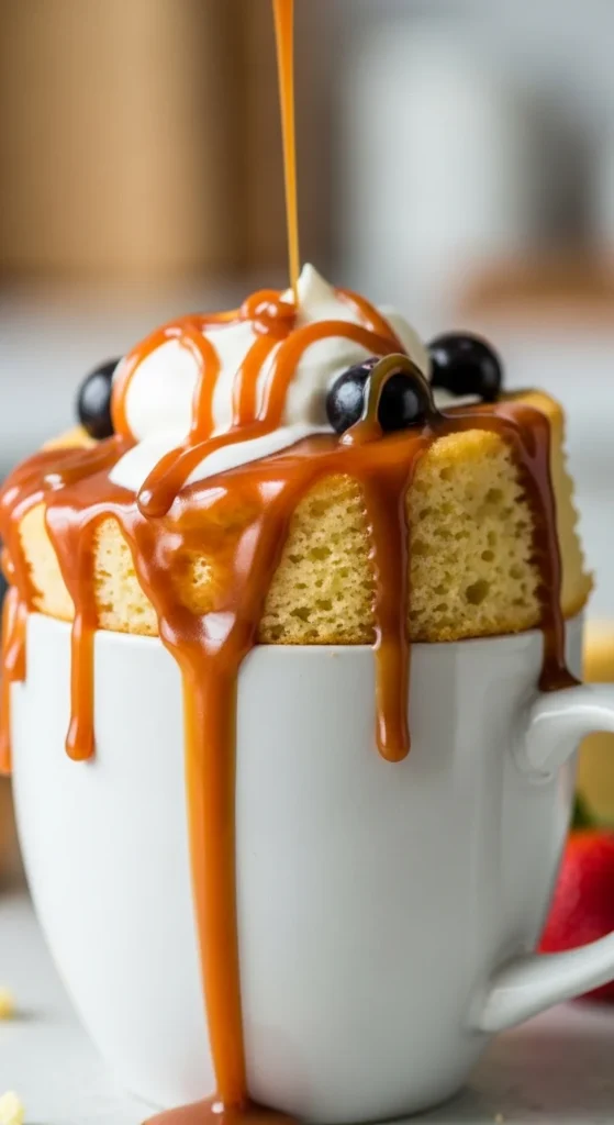 Caramel Mug Cake