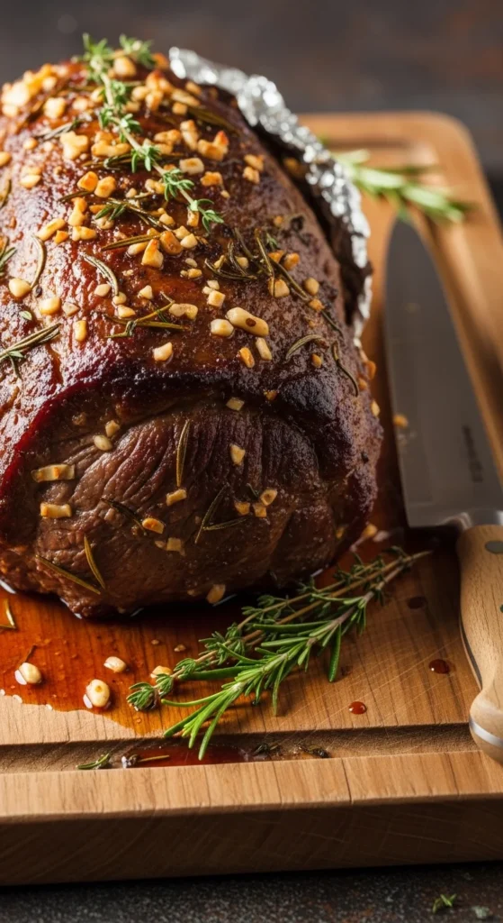 Classic Garlic Herb Roast Beef