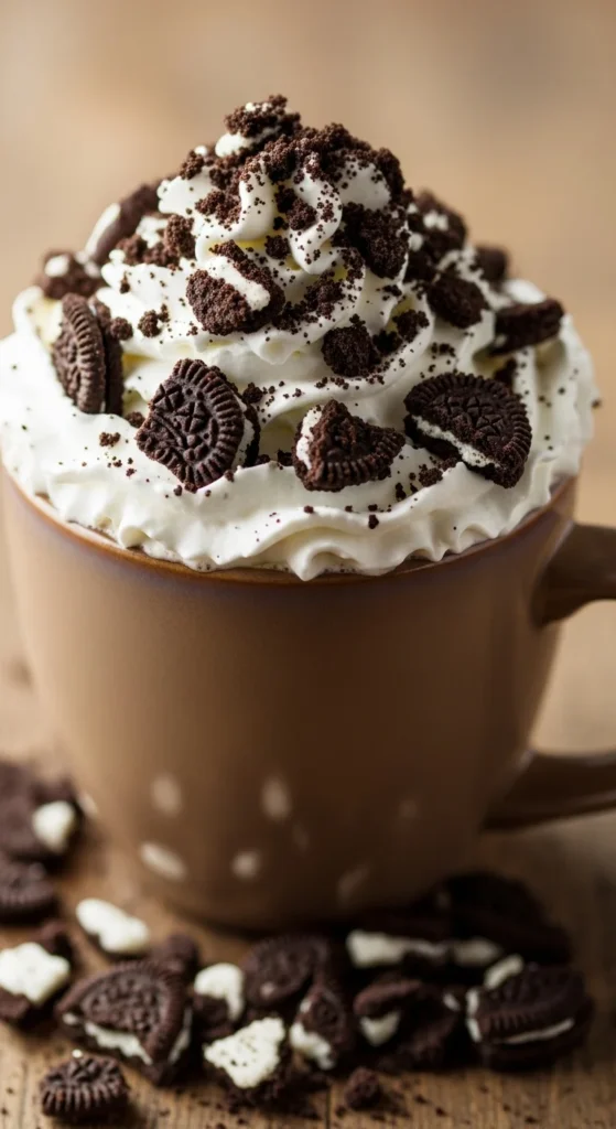 Cookies and Cream Hot Chocolate