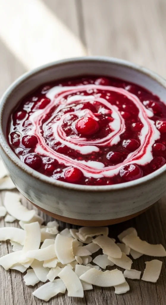 Cranberry Almond Crumble