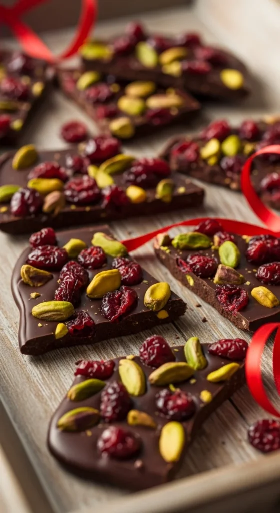 Cranberry Pistachio Bark