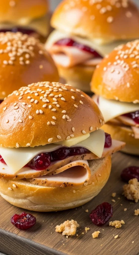 Cranberry Turkey Sliders