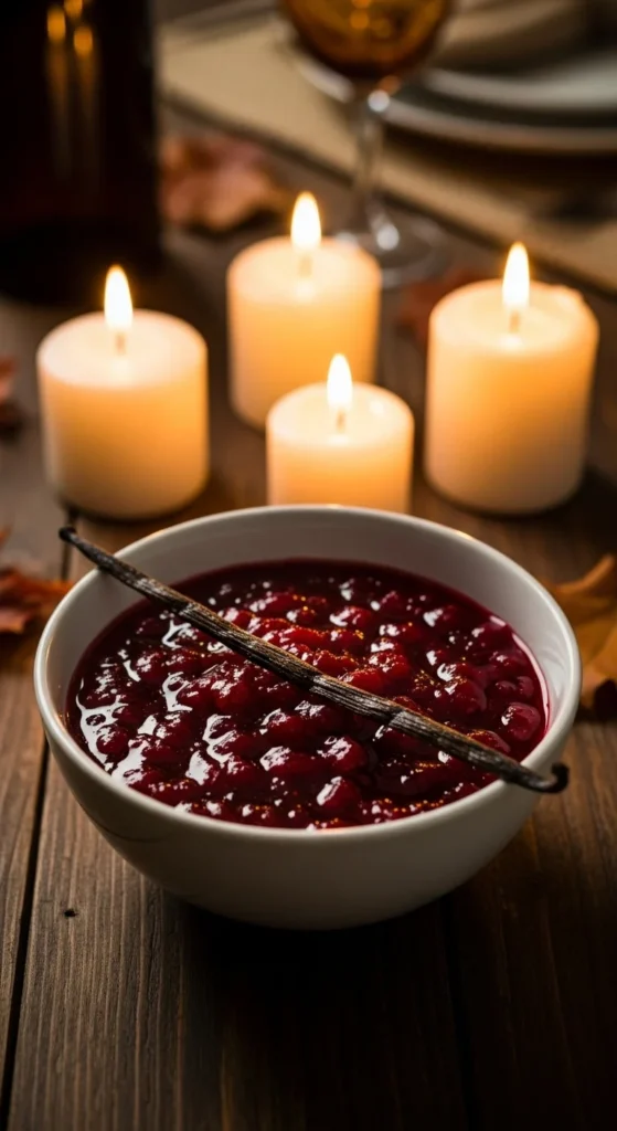 Cranberry Vanilla Bean Sauce
