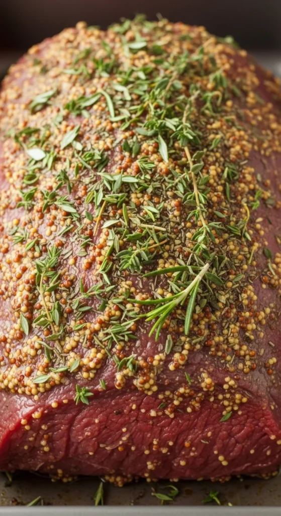 Dijon and Herb Roast Beef