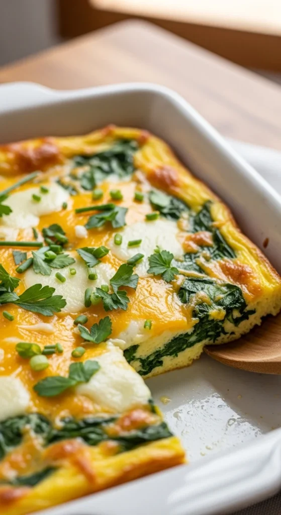 Egg and Spinach Breakfast Casserole