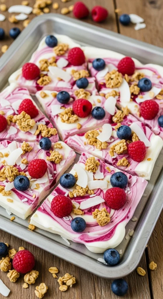 Festive Yogurt Bark