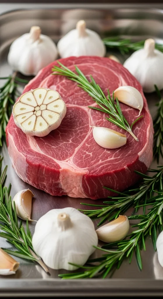 Garlic Rosemary Eye of Round Roast