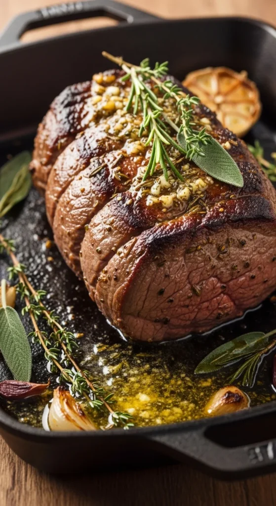 Herb Butter Tenderloin Roast