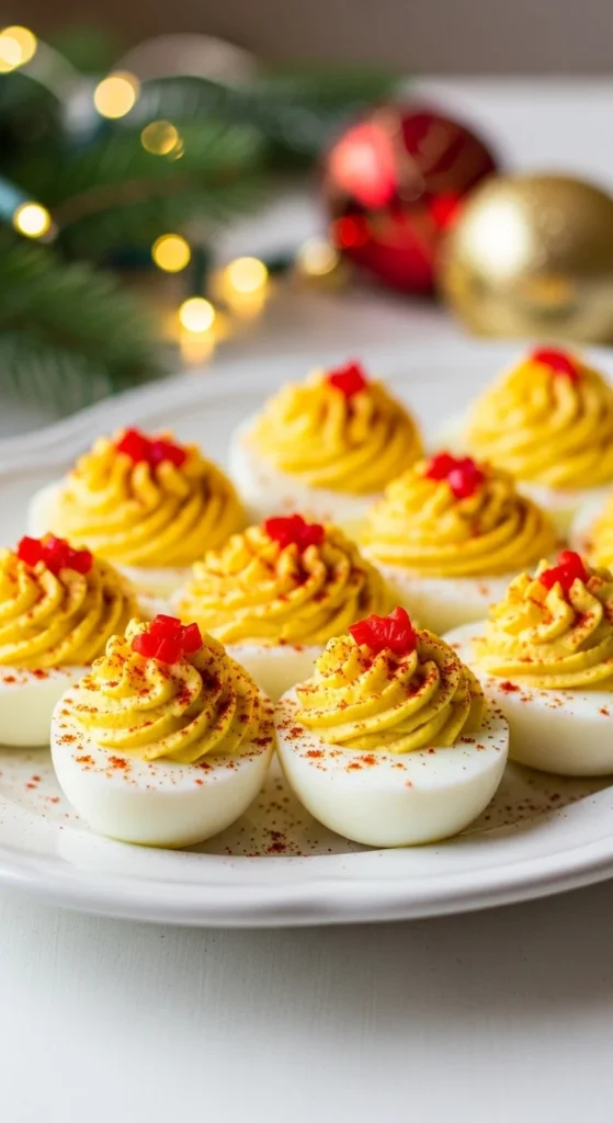 Holiday Deviled Eggs