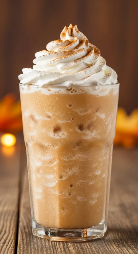 Iced Apple Cider Frappé