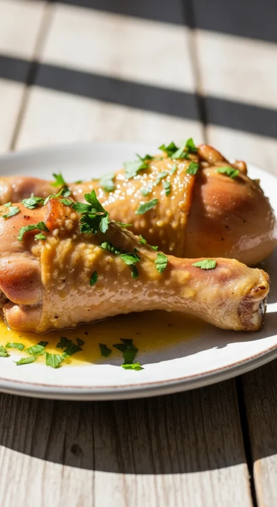 Lemon Butter Roasted Turkey Drumsticks