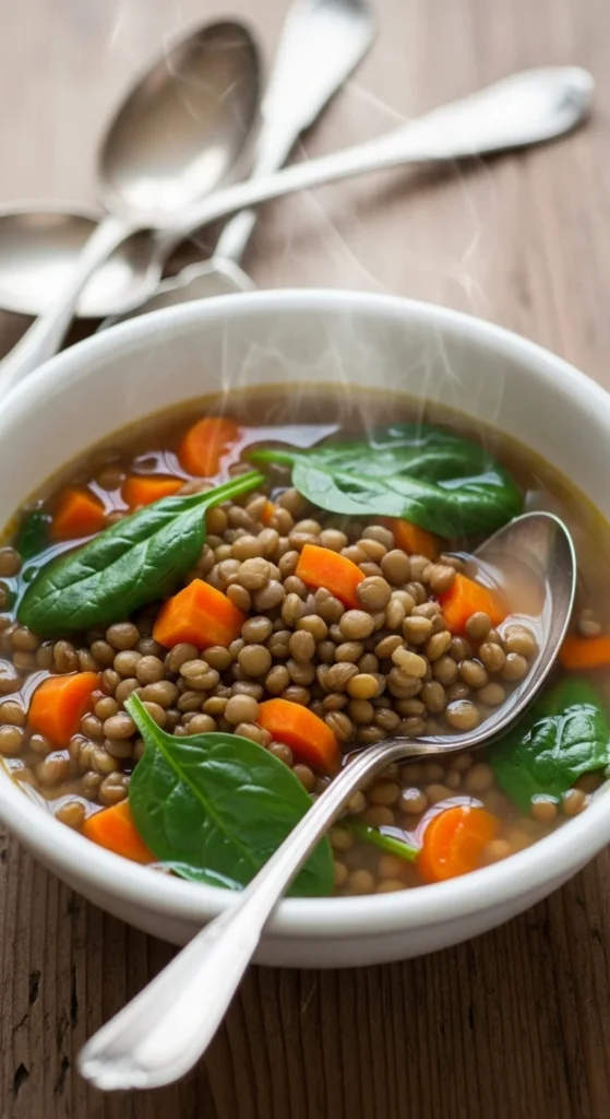 Lentil and Spinach Soup