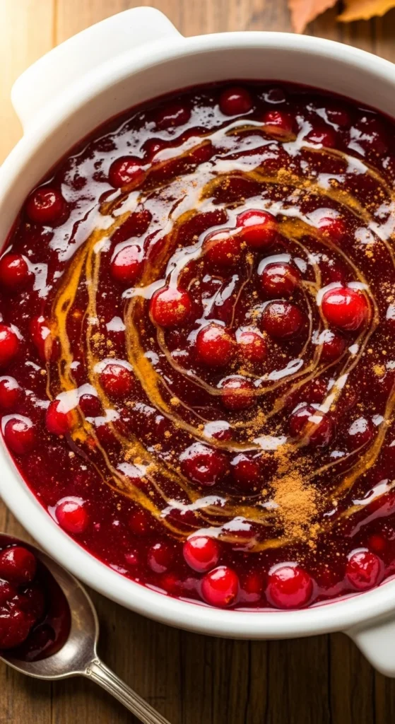 Maple Cinnamon Cranberry Sauce