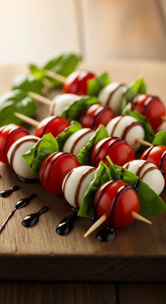 Mini Caprese Skewers