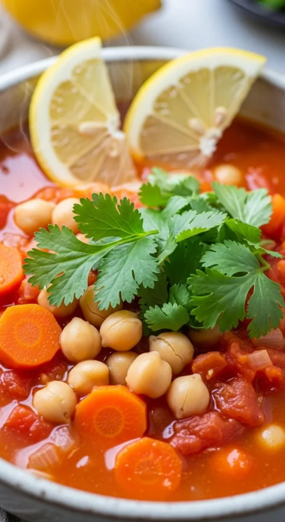 Moroccan Chickpea Soup