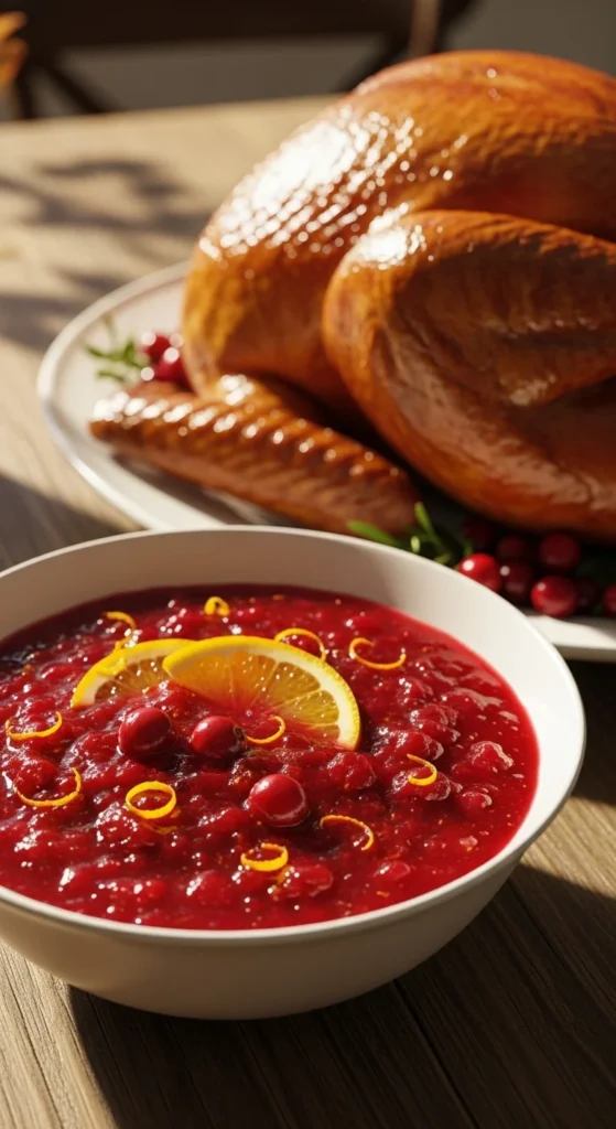 Orange-Infused Cranberry Sauce