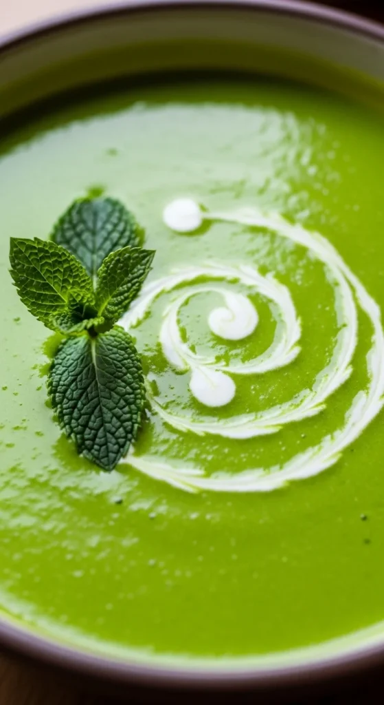 Pea Soup with Mint