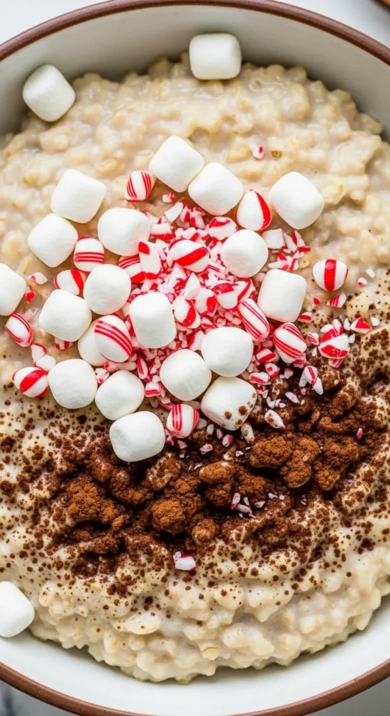 Peppermint Hot Chocolate Oatmeal