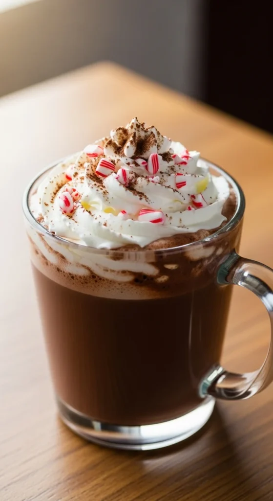 Peppermint Mocha Hot Chocolate