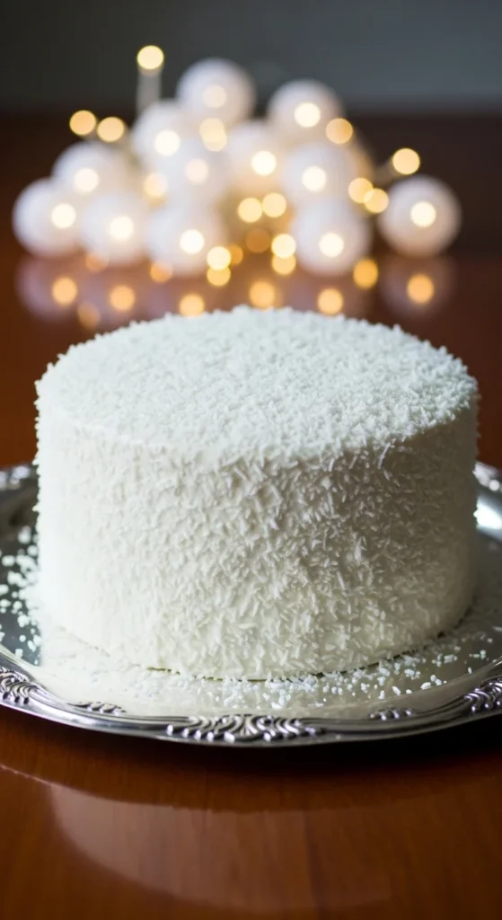 Snowy Coconut Cake