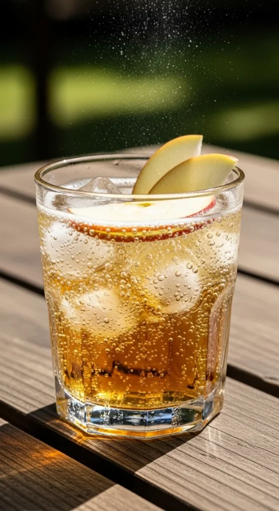 Sparkling Cold Apple Cider