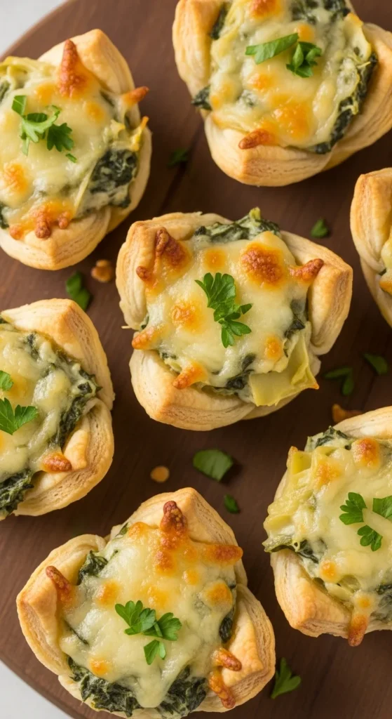 Spinach Artichoke Dip Cups