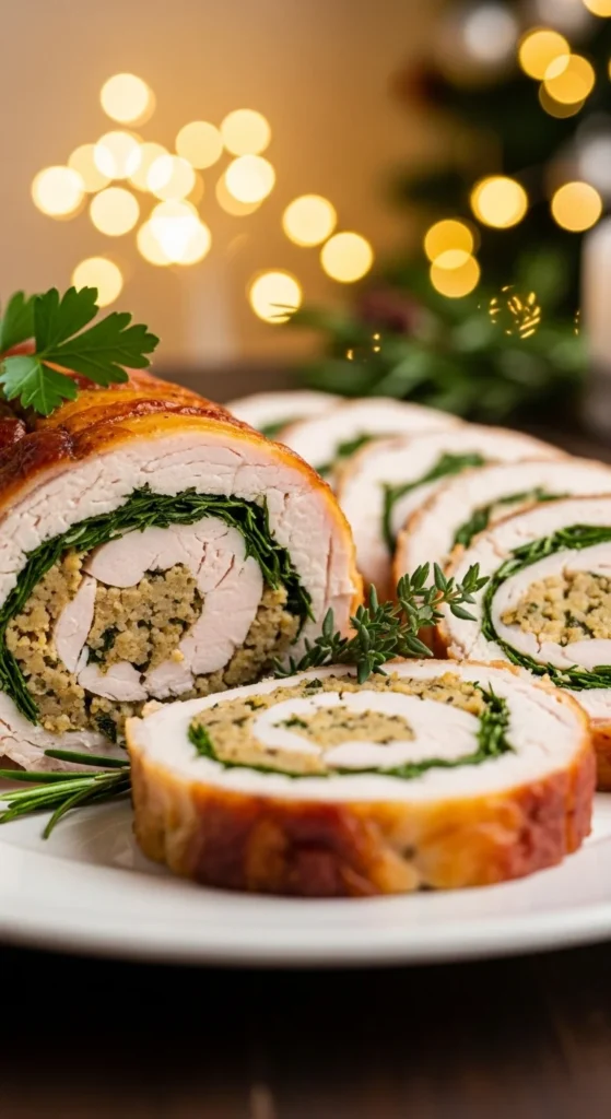 Stuffed Turkey Roll-Ups