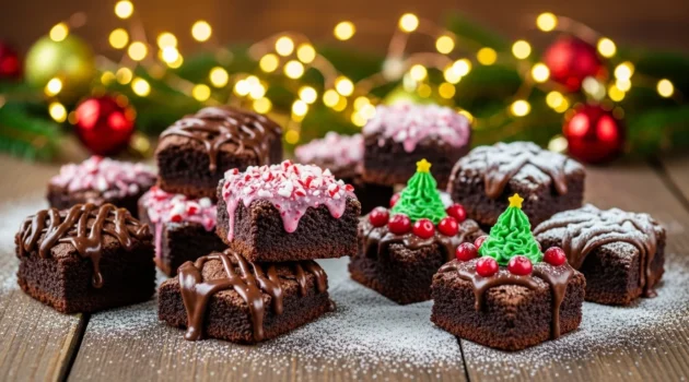 22 Fudgy Christmas Brownies for Sweet Festivities