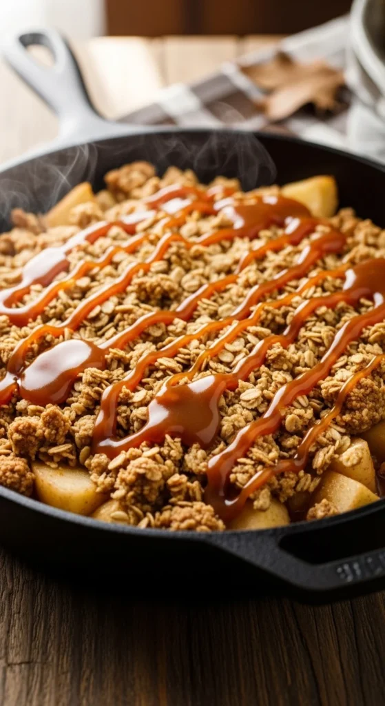 Caramel Apple Crisp