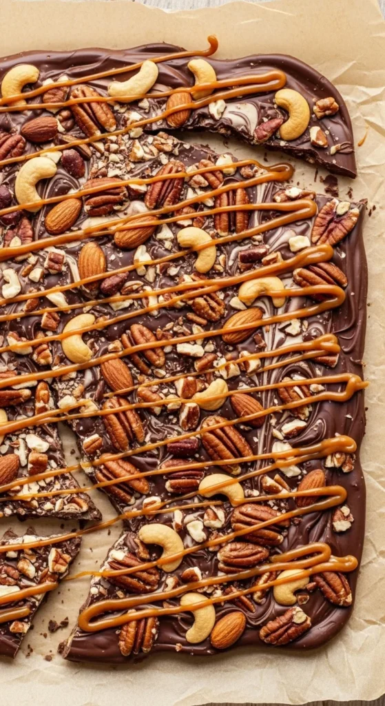 Caramel Nut Bark